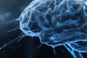 This shows a close view of a brain, a Photo by Beautiful things
