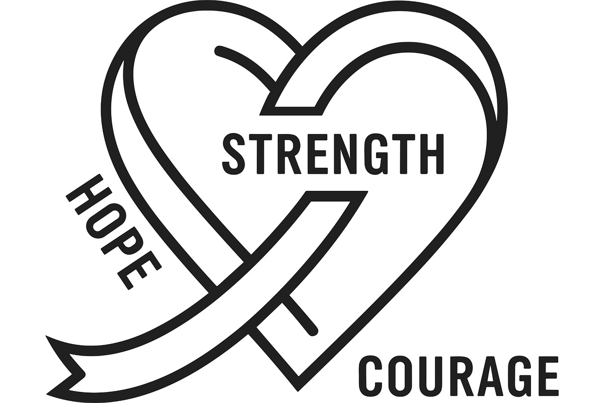 Cancer Awareness T Shirt Design Set, a Healthcare Illustration by balal (Photo 3 of 30)