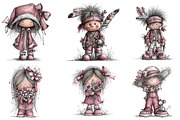 Whimsical storybook children clipart, an Illustration by CreationArt (Thumbnail 2 of 5)