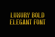 Hanzora - Luxury Bold Font, a Serif Font by Iqsiart Studio (Thumbnail 2 of 6)