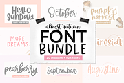 Font Bundle - Almost Autumn, a Script Font by KA Designs (Thumbnail 1 of 42)