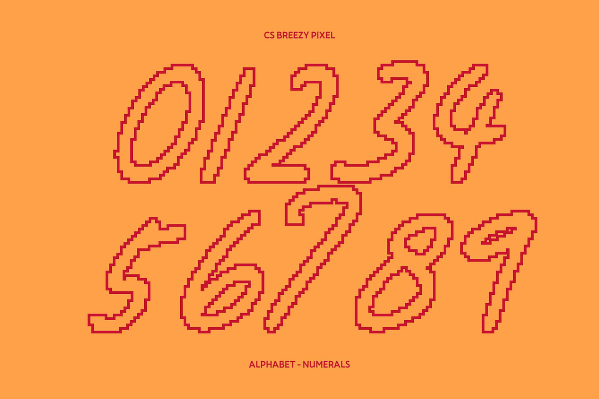 CS Breezy Pixel, a Handwritten Font by Craft Supply Co. (Photo 4 of 8)