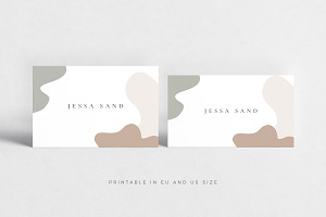 Sand Business Card