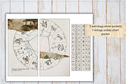 Halloween Cards Astrology Pockets, a Decorative Illustration by Print Haven Mochi Vintage (Thumbnail 3 of 7)