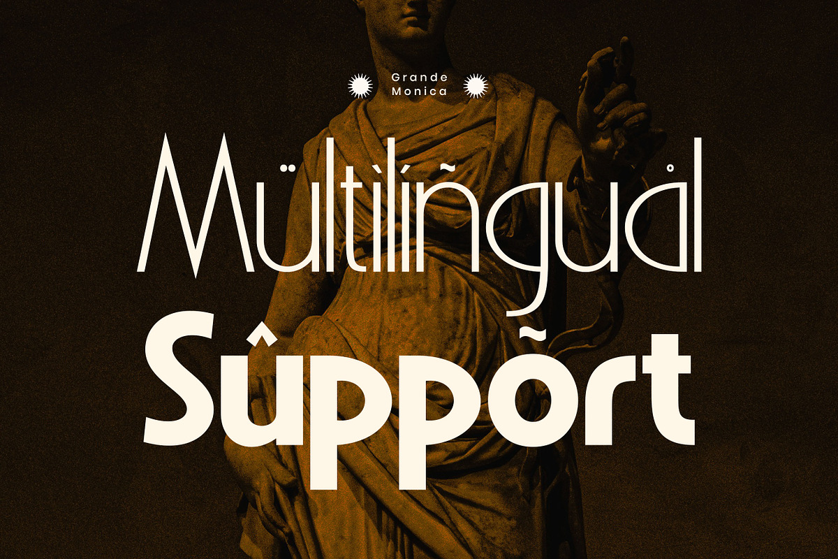 Grande Monica - Display Sans Serif F, a Sans Serif Font by Flawless And Co (Photo 10 of 10)