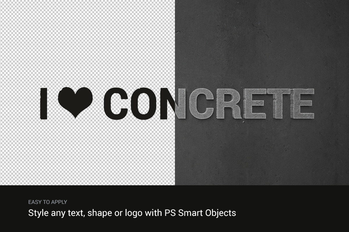 I ♥ Concrete — professional styles, a Layer Style Add-On by Design as Religion (Photo 2 of 5)