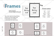 Wall & Frames Mockup - Bundle Vol 4, a Print Template by Yuri-U (Thumbnail 5 of 32)