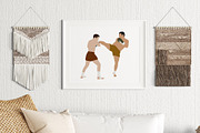 Abstract Summer Sport athlete, a Person Illustration by ApetekMarket (Thumbnail 7 of 9)