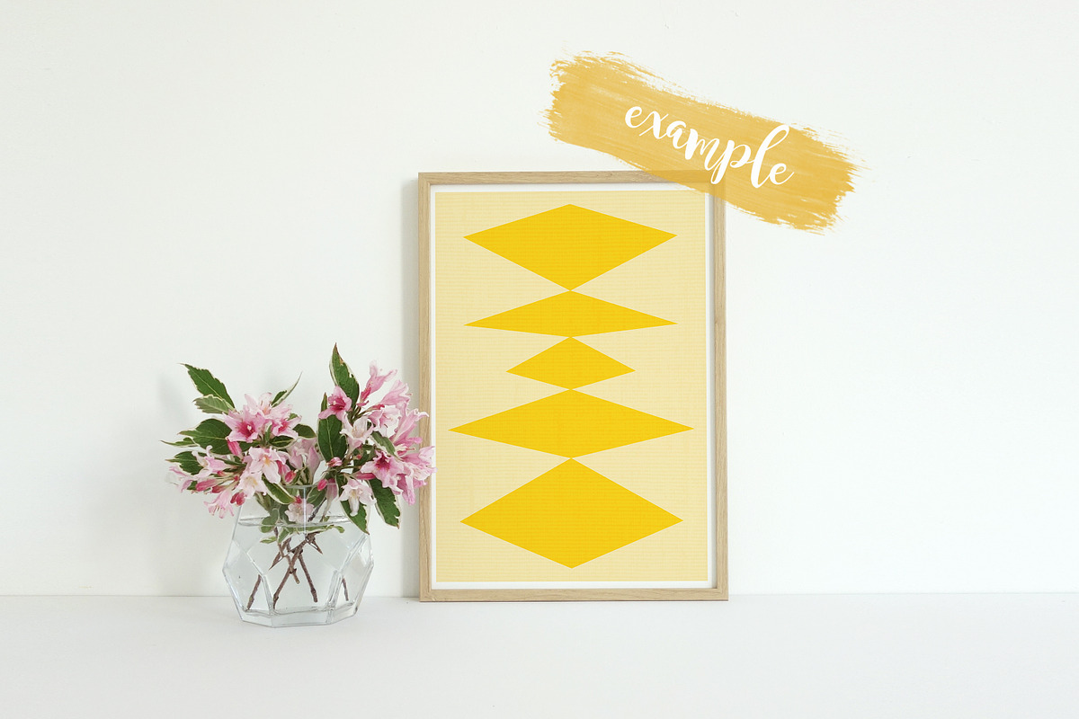 Poster Frame Mock Up, Styled Stock, a Print Template by YOYO Photo (Photo 2 of 2)
