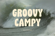 Groovy Campy - Bold Retro Fonts, a Font by Studio Moara (Thumbnail 1 of 8)