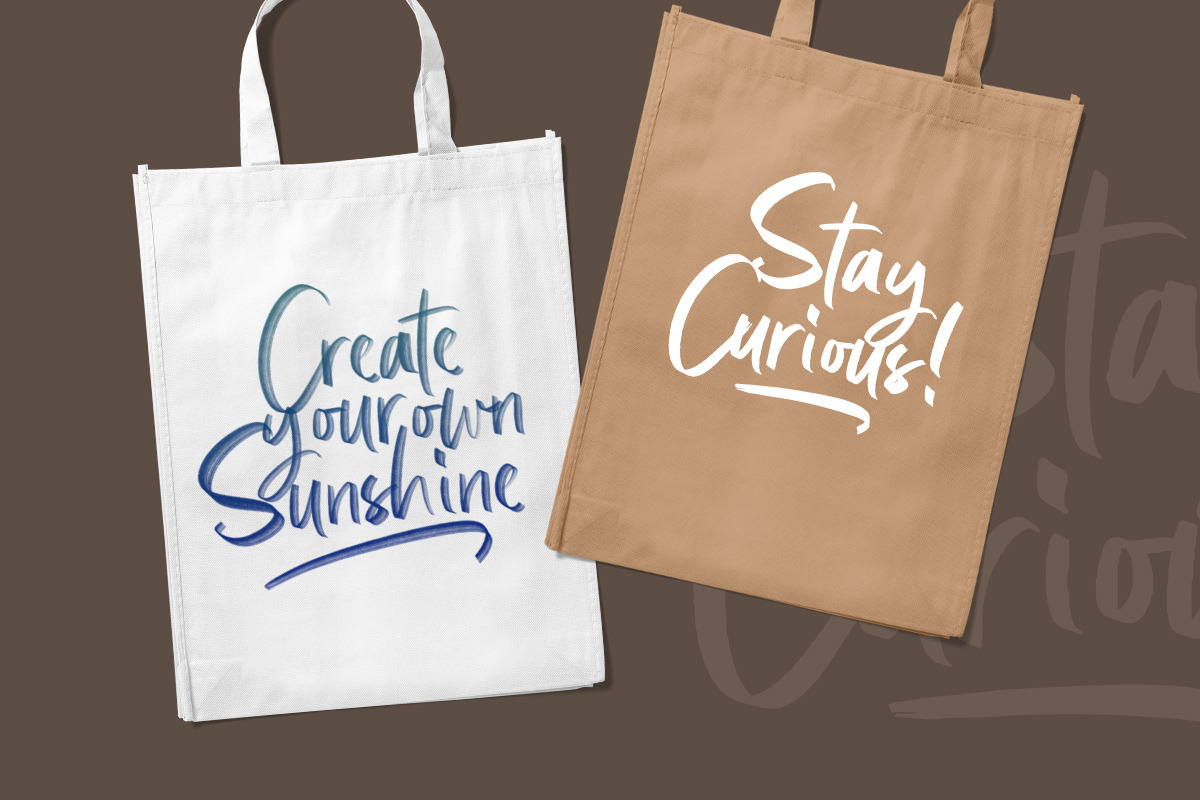 Bargitta Script SVG Font preview 7