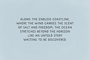 Coastal Paradise - Cute Summer Font, a Handwritten Font by simpleblues (Thumbnail 10 of 12)