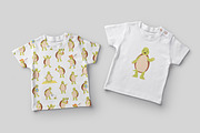 Happy, cute turtle, cartoon set, an Animal Illustration by Good Studio (Thumbnail 4 of 4)
