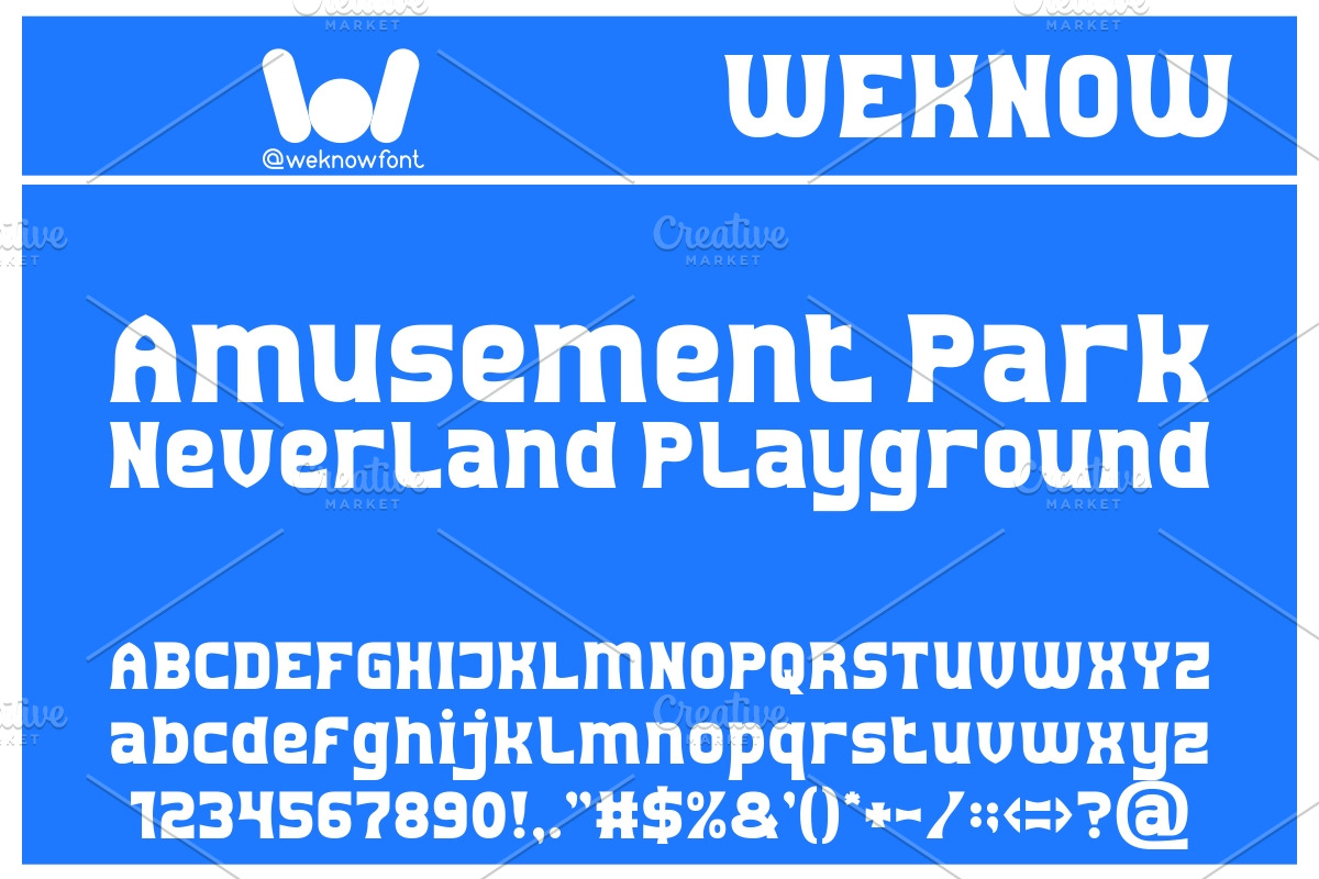 Be Happy font, a Font by weknow (Photo 3 of 6)
