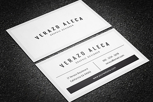 Clean Minimal Business Card Template