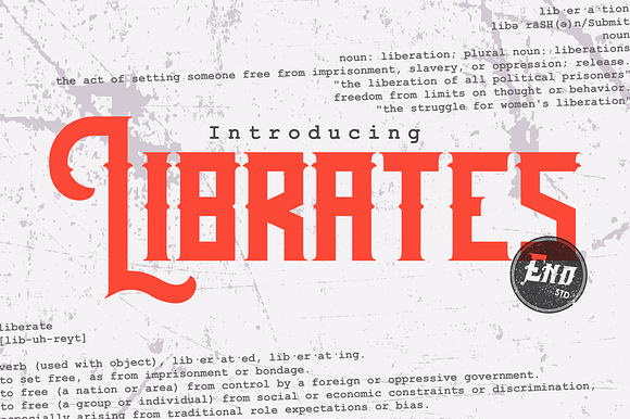 Librates Typeface preview 6