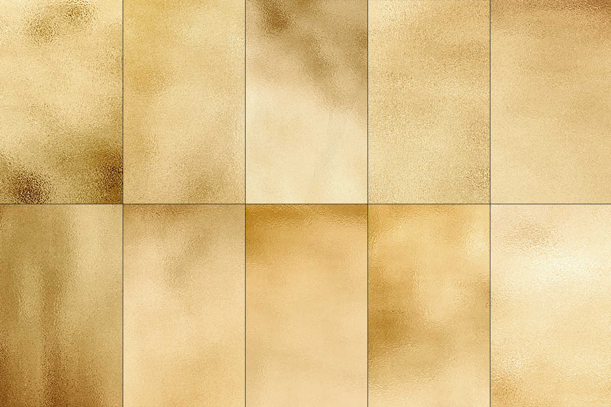 Gold & Silver Foil Textures, a Texture Graphic by Medialoot (Photo 2 of 4)