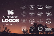 Vintage Logos and Badges Set 6, a Branding & Logo Template by Graphicdome (Thumbnail 1 of 5)