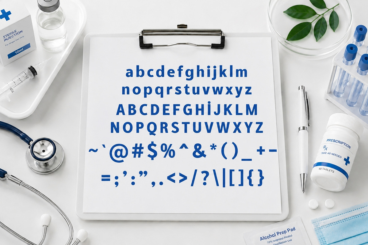 Prescripto - Medical Healthcare Font, a Sans Serif Font by HipFonts (Photo 5 of 10)