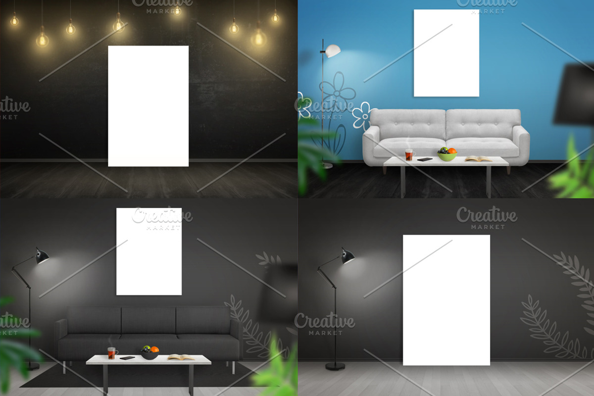 Art Canvas Mockup Scene Creator, a Product Mockup by RSplaneta (Photo 3 of 4)