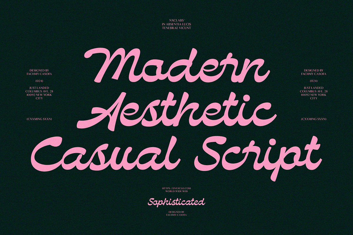 NCL Bendstag — Elegant Script, a Script Font by Enxyclo Studio (Photo 6 of 16)