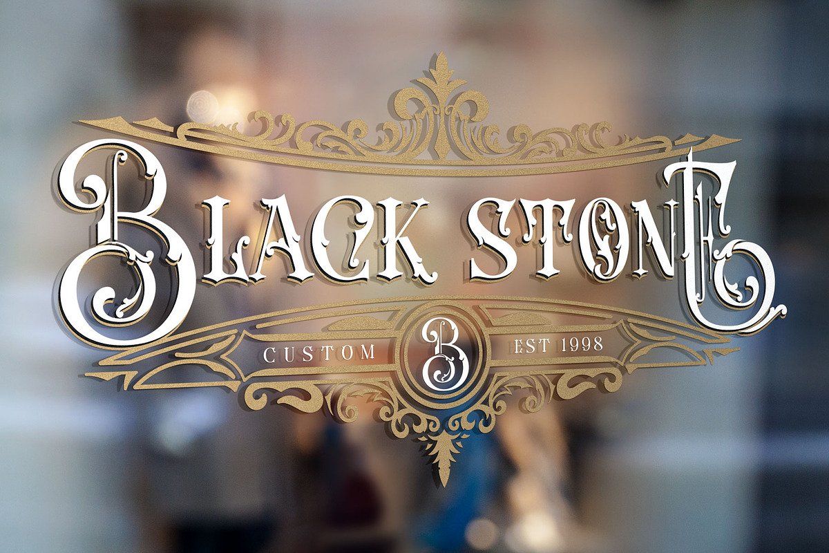 Rusty Store, a Blackletter Font by alit design (Photo 16 of 24)