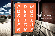 Poster Design Mockup (Bus Stop), a Print Template by illustrated (Thumbnail 5 of 14)