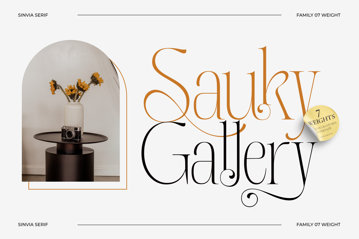 Sinvia, a Serif Font by saemoon creative (Photo 6 of 15)