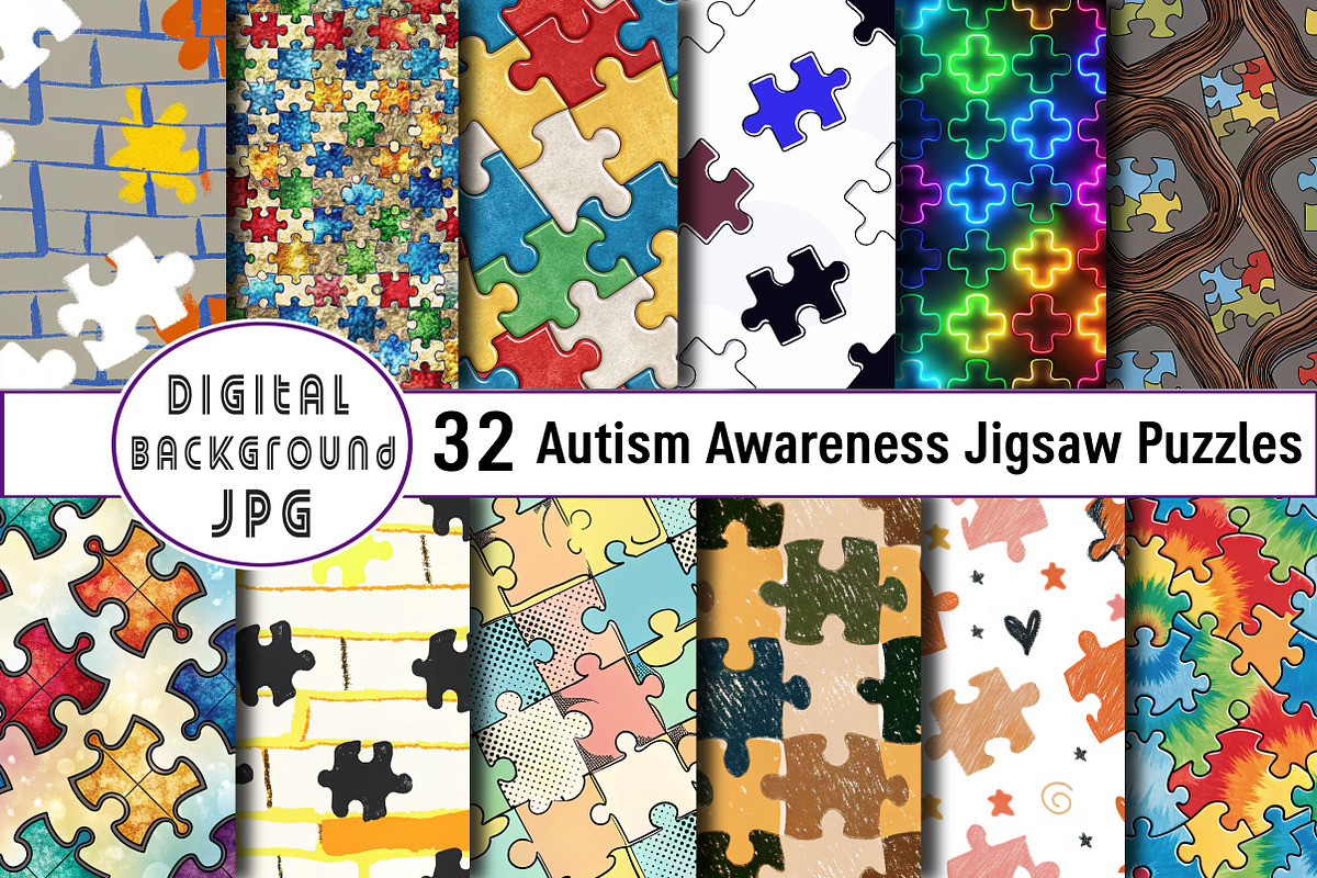 Autism Awareness Jigsaw Puzzles, an Illustration by Wow Magic (Photo 1 of 2)
