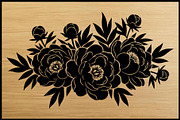Floral Silhouette Puzzle Bundle, an Object Illustration by Artivon (Thumbnail 5 of 7)