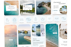 220 Travel Social Media BUNDLE