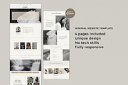 4Page Minimal Canva Website Template, a Landing Page Template by Marcia B Studio (Thumbnail 3 of 7)