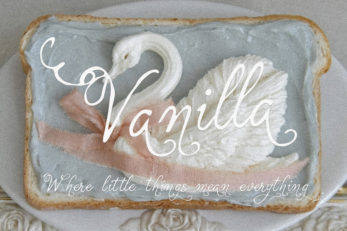 LittleThings: Whimsical Display Font, a Script Font by Mneme (Photo 7 of 8)