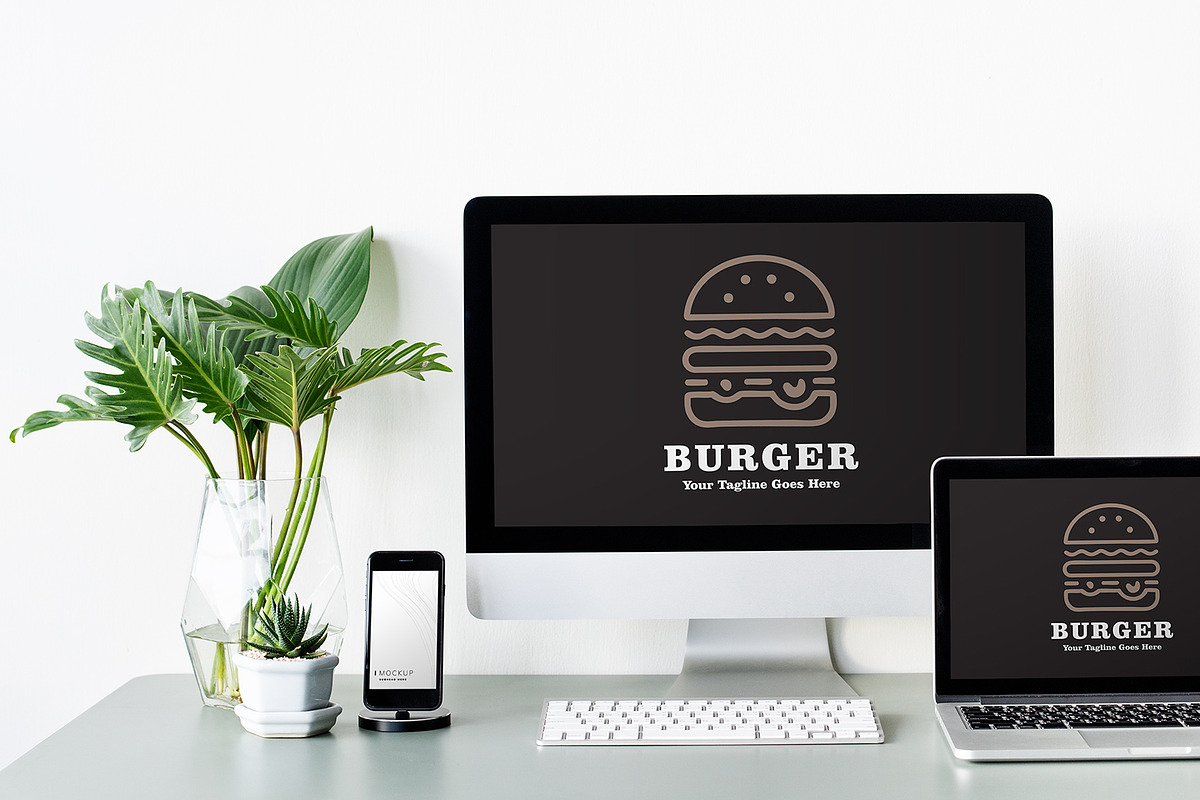 Burger Restaurant Logo Design, a Branding & Logo Template by YUDesignStore (Photo 6 of 7)