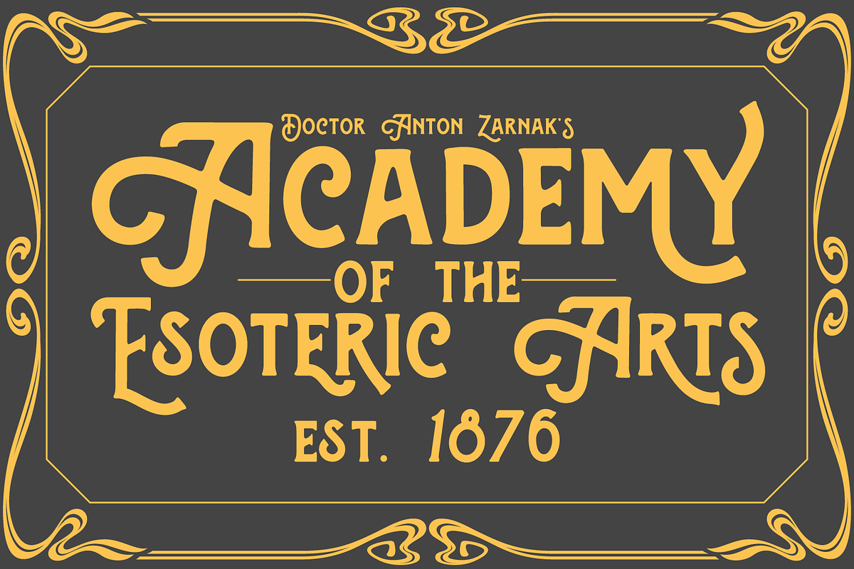 Esoterica an enigmatic serif font, a Serif Font by Amber Nest Design (Photo 4 of 7)