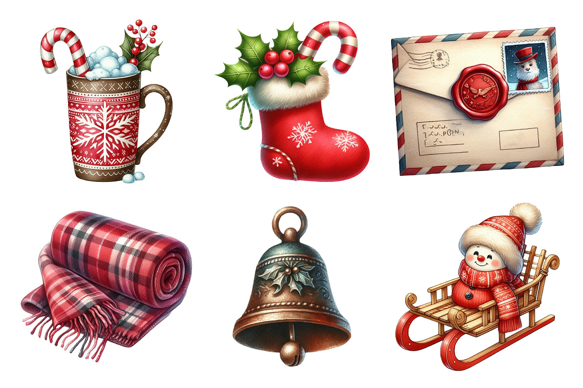 Cozy Christmas Charm Sublimation, an Illustration by Daily.Designs (Photo 3 of 5)