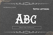 Tattoo lettering, a Blackletter Font by Wow Magic (Thumbnail 2 of 3)