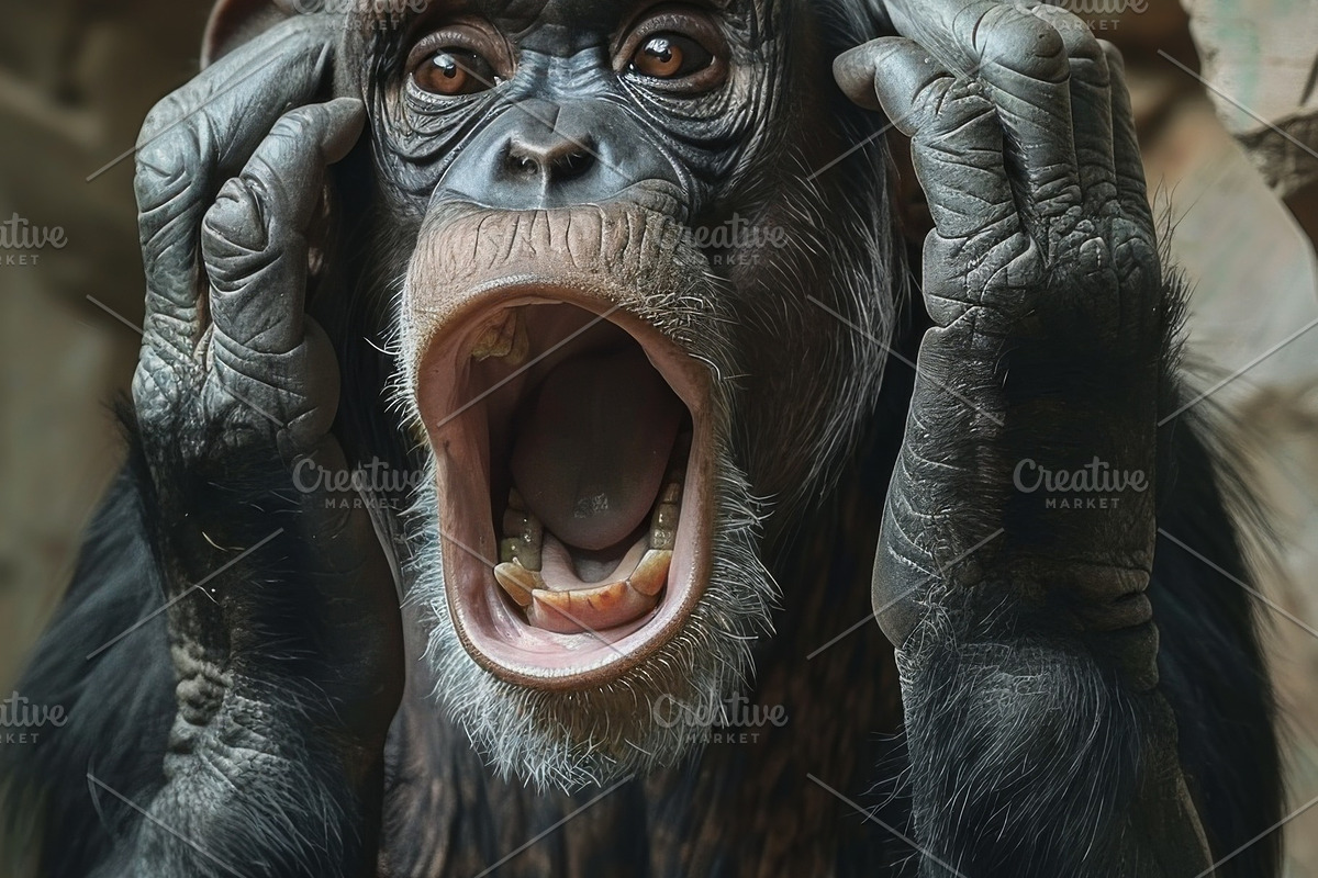236 surprised animals, an Animal Photo by Handmadefont (Photo 48 of 241)