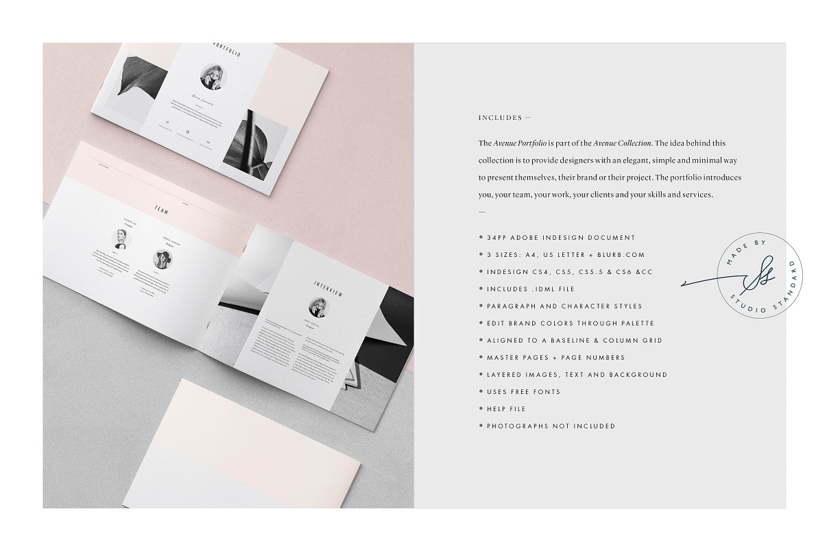 Avenue Portfolio, a Brochure Template by Studio Standard (Photo 2 of 8)