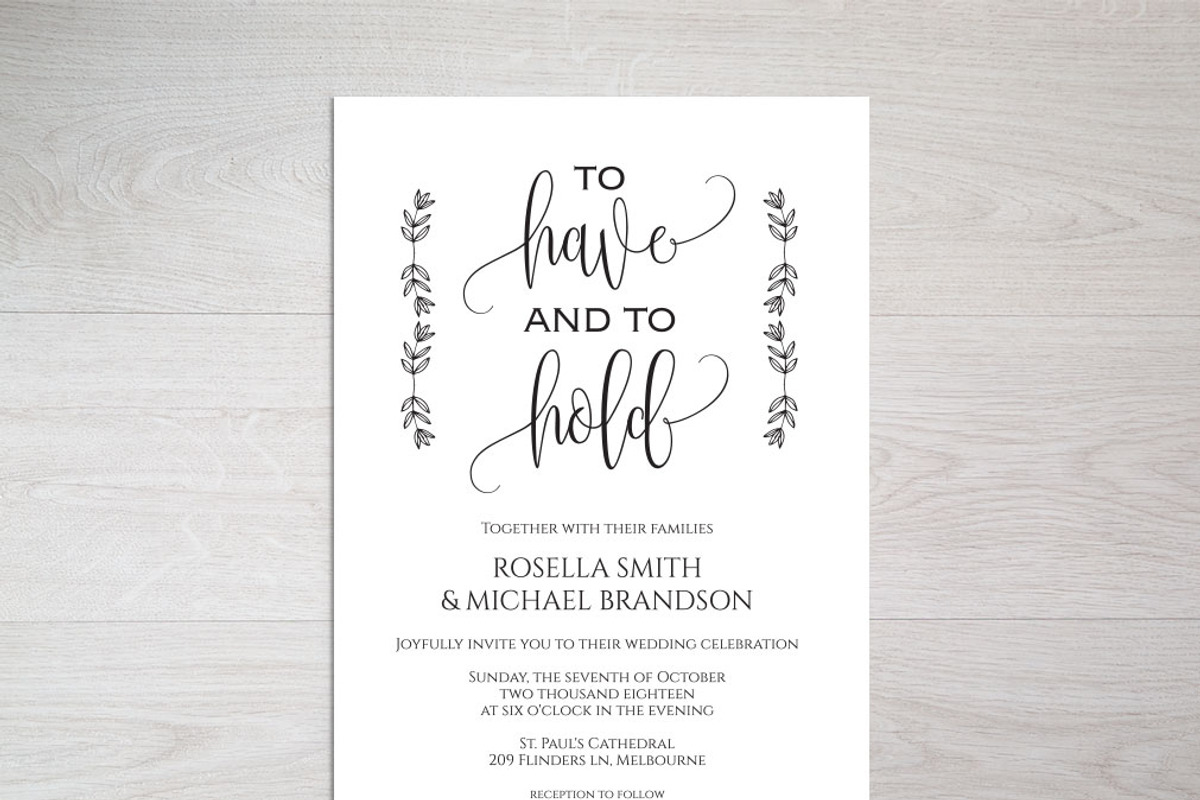 Invitation Template SHR431, an Invitation Template by Shafura_Wedding (Photo 3 of 5)