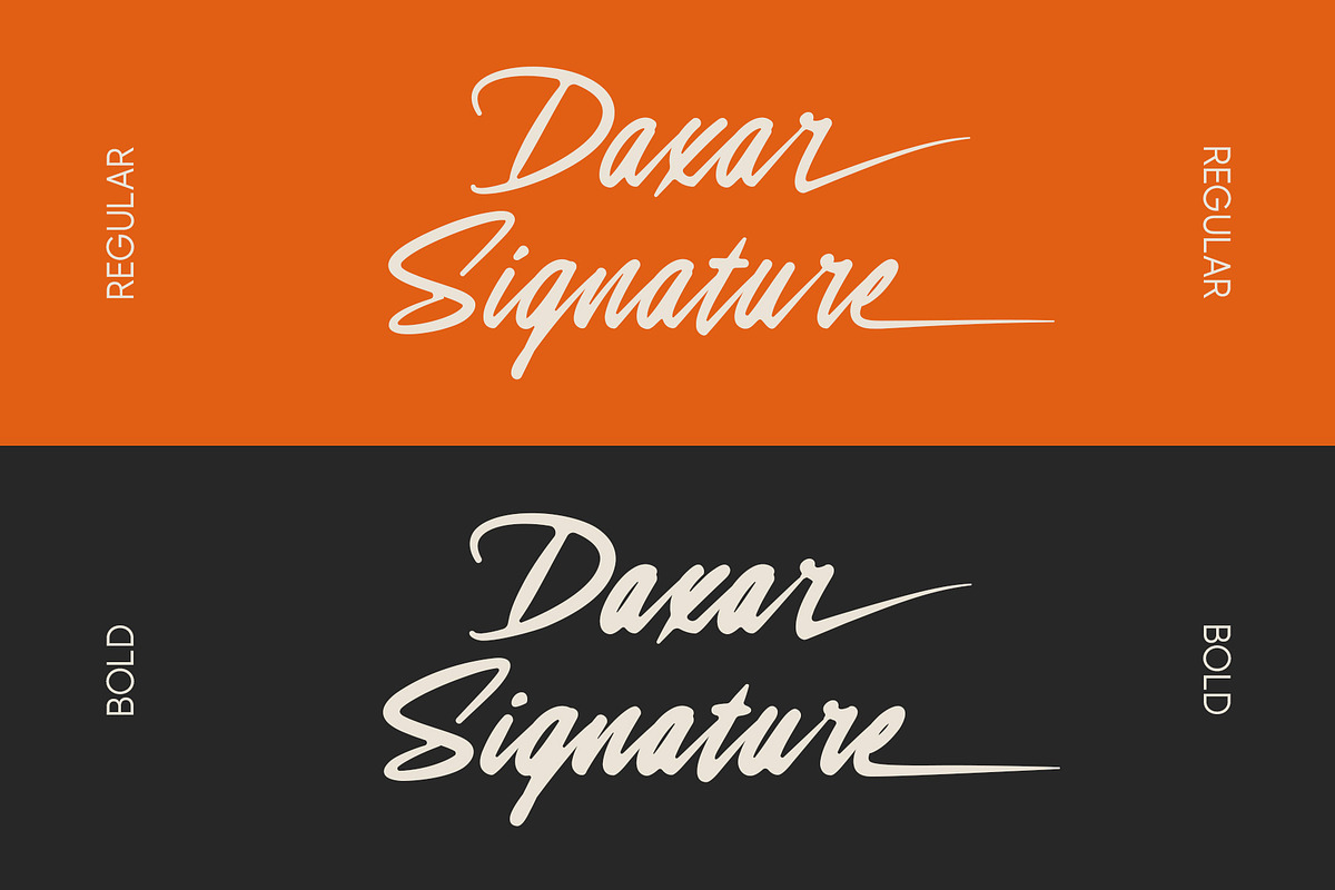 Daxar | Signature Script, a Script Font by Lemonthe (Photo 3 of 11)