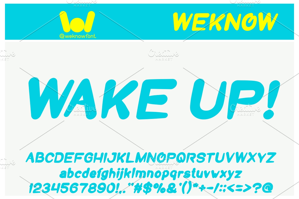 take and give font, a Font by weknow (Photo 1 of 5)