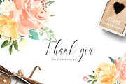 Watercolor Floral Set - Charming, an Illustration by Pixavics (Thumbnail 9 of 9)