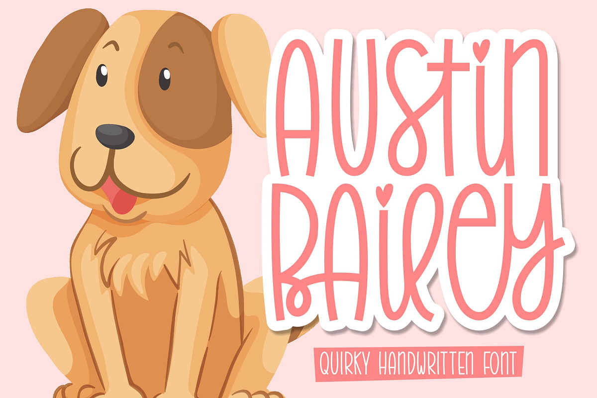 Austin Bailey - Handwriting Font, a Handwritten Font by Keithzo (Photo 1 of 9)
