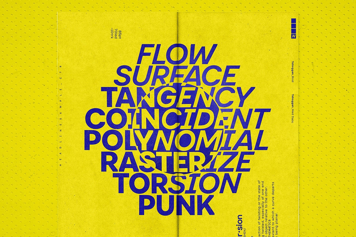 Toboggan, a Sans Serif Font by Jeremy Nelson Design (Photo 19 of 21)
