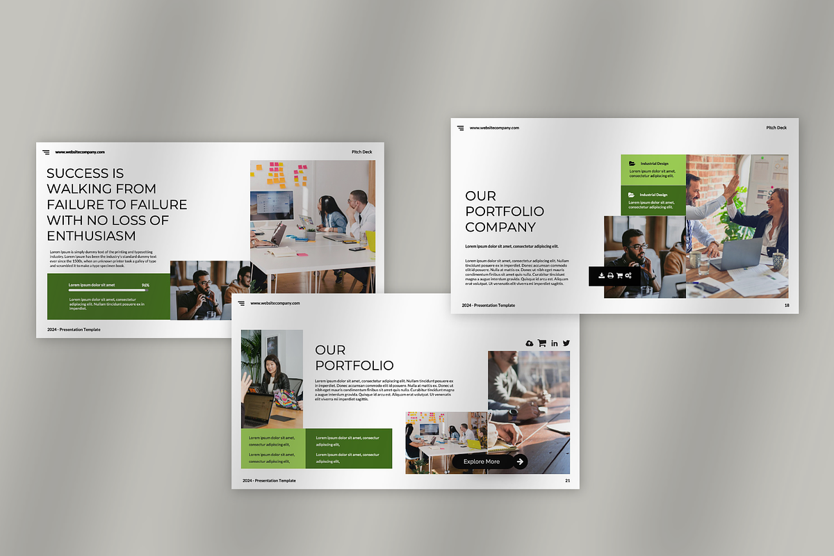 Pitch Deck Presentation Template preview 5