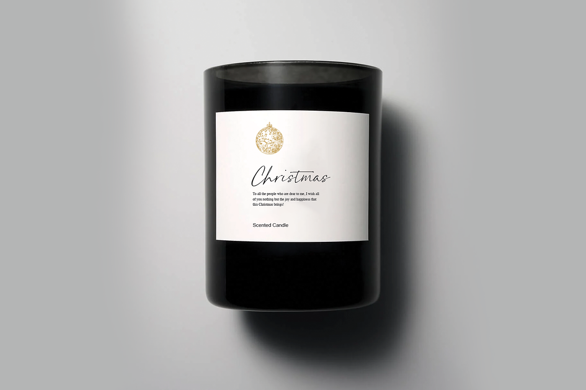 Minimal Christmas Label (Printable), a Branding & Logo Template by Coco Shop (Photo 4 of 6)