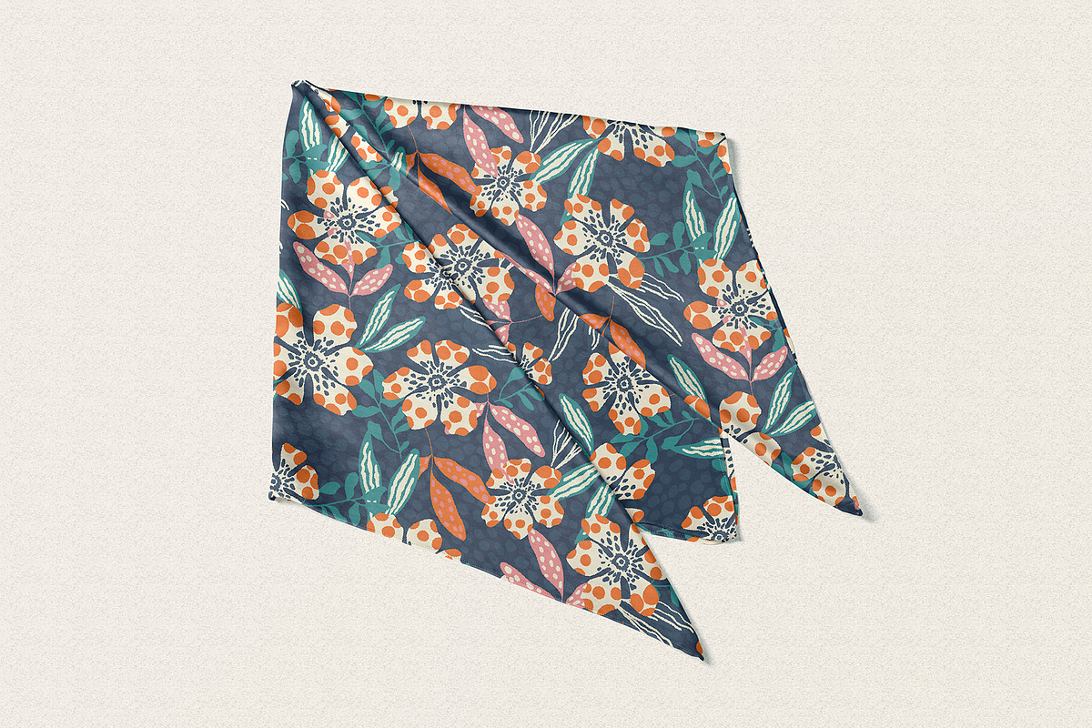 Polka Floral Seamless Pattern, a Pattern Graphic by StudioGlouna (Photo 4 of 9)