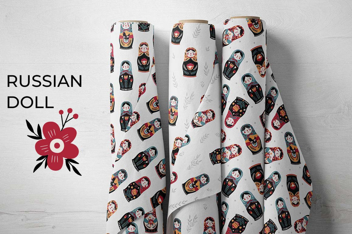 Russian doll. Matryoshka, a Decorative Illustration by Irina Ostapenko (Photo 3 of 8)