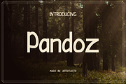 Pandoz font, a Sans Serif Font by artditiastd (Thumbnail 1 of 3)
